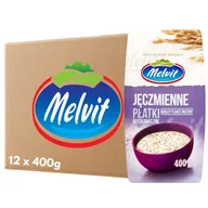 Płatki śniadaniowe i musli - MELVIT Jęczmienne płatki błyskawiczne 400 g x 12 sztuk - miniaturka - grafika 1