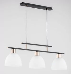Alfa Sonata Black lampa wisząca 3-punktowa czarna/złota 63005 - Lampy sufitowe - miniaturka - grafika 1