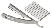 Brzytwy fryzjerskie - Brzytwa fryzjerska do golenia 10 ostrzy nóż chiński - miniaturka - grafika 1