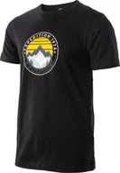 Koszulki męskie - Hi-Tec Koszulka męska Zergo, czarny r. L - miniaturka - grafika 1