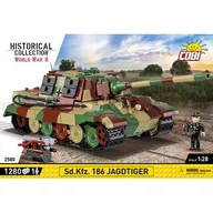 Klocki - COBI 2580 Historical Collection WWII Sd.Kfz. 186 - Jagdtiger 1280 klocków - miniaturka - grafika 1