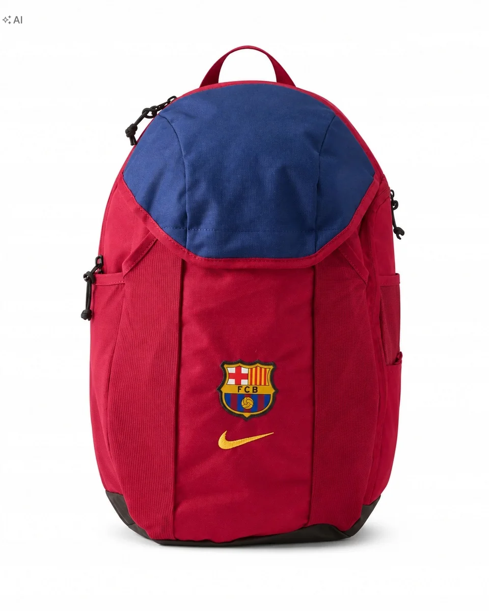 Nike FC Barcelona Academy plecak unisex czerwono granatowy 50 cm