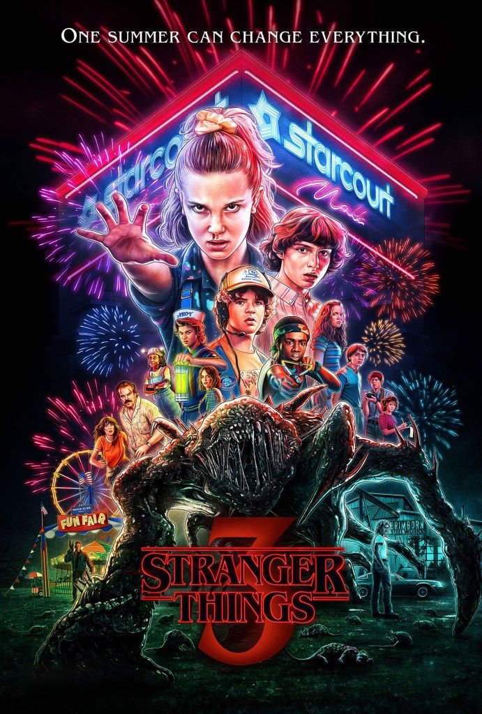 PODKŁADKA POD MYSZ Nadruk 22x18 cm Stranger Things Summer of 85 - Prezent