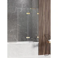 Parawany nawannowe - New Trendy EXK-2188 PARAWAN NAWANNOWY AVEXA GOLD SHINE L 130x150 CZYSTE 6mm ACTIVE SHIELD - miniaturka - grafika 1