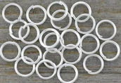 Biżuteria - akcesoria - [301008] Ogniwka otwarte 6mm kolor srebra 60szt - miniaturka - grafika 1