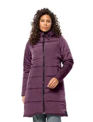 Płaszcze damskie - Jack Wolfskin EISBACH COAT W, Płaszcz outdoorowy Kobiety, berry jam, L - miniaturka - grafika 1