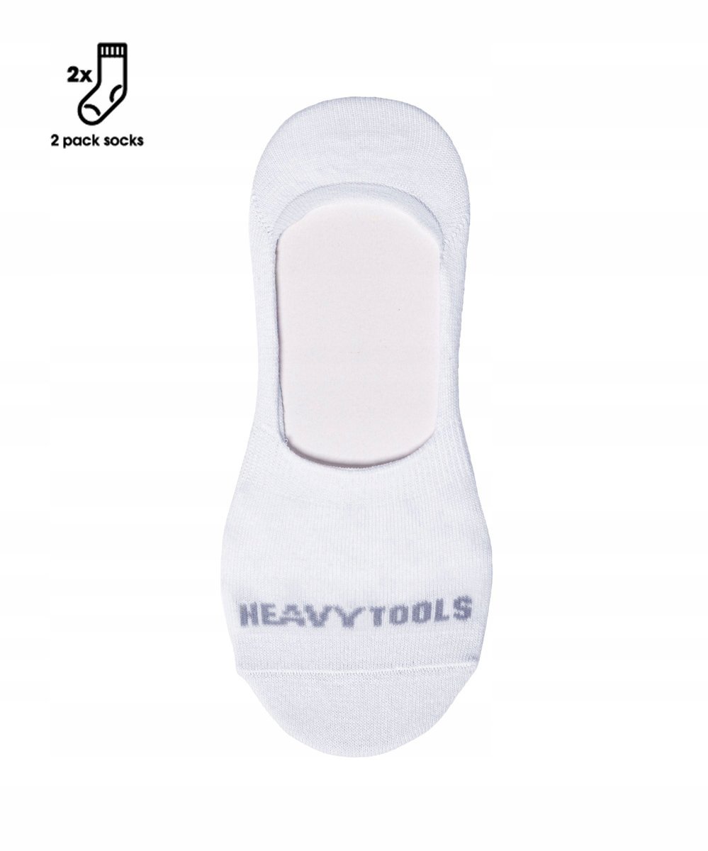 HEAVY TOOLS SKARPETY OPUR25 UNISEX STOPKI BIAŁE ROZMIAR 42-46 DWIE PARY