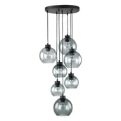 Lampy sufitowe - CUBUS GRAPHITE LAMPA WISZĄCA 7 KOŁO - miniaturka - grafika 1
