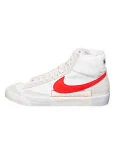 Nike Skórzane sneakersy "Blazer Mid '77 Pro Club" w kolorze biało-czerwonym - Trampki męskie - miniaturka - grafika 1