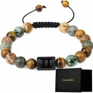 Bransoletki - Bransoletka uniseks, znak zodiaku BLIŹNIĘTA, regulowana 17-24cm, Versatile - miniaturka - grafika 1