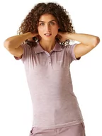 Koszulki sportowe damskie - Regatta Funkcyjna koszulka polo "Remex II" w kolorze jasnoróżowym - miniaturka - grafika 1