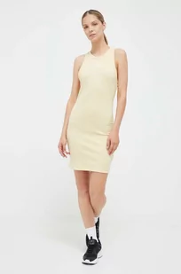 Puma sukienka kolor żółty mini dopasowana - Sukienki - miniaturka - grafika 1