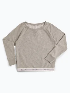 Calvin Klein - Damska bluza nierozpinana, szary - Bluzy damskie - miniaturka - grafika 1