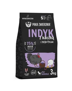 PAKA ZWIERZAKA sucha karma Seven’th Heaven Indyk z Kaczką Mini - dla małych ras 3kg - Sucha karma dla psów - miniaturka - grafika 1