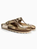 Klapki i japonki damskie - Sunbay Japonki "Camelia" w kolorze złotym - miniaturka - grafika 1