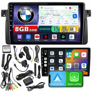 Radio samochodowe NCS ZQ9 BMW E46 1998-2005 ANDROID Android nawigacja 8GB LTE - Radia samochodowe - miniaturka - grafika 1