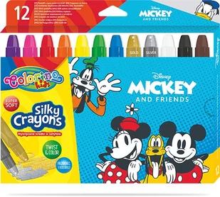 Kredki żelowe wykręcane Colorino Kids Mickey - Szkolne artykuły papiernicze - miniaturka - grafika 1