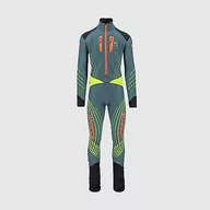 Bielizna sportowa męska - Karpos 2500737-043 RACE SUIT Pełny kombinezon Męski DARK SLATE/LIME GREEN/GRENADIN Rozmiar L - miniaturka - grafika 1