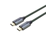 Kable USB - Unitek Kabel USB-C C14079GN 10Gbps, 4K 60Hz, 20V/5A, M/M, 1m, oplot C14079GN - miniaturka - grafika 1