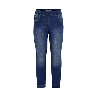 Spodnie i spodenki dla dziewczynek - MINYMO Jeansy dziewczęce typu Jegging Power Stretch Slim Fit, Denim, 104 cm - grafika 1