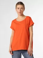 Koszulki i topy damskie - Marie Lund - T-shirt damski, pomarańczowy - miniaturka - grafika 1