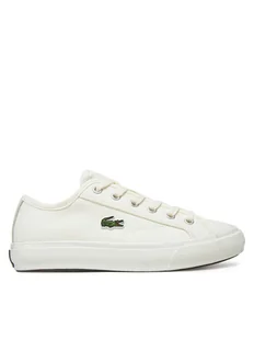 Lacoste Tenisówki Backcourt 7-49CFA0018 Biały - Trampki damskie - miniaturka - grafika 1