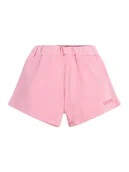Spodenki damskie - Guess Szorty materiałowe K3GD11 KA6R3 Różowy Regular Fit - miniaturka - grafika 1