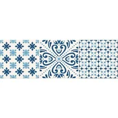 Płytki ceramiczne - Dekor ścienny Avignon cobalt 2 14,8 x 44,8 Gat.1 - miniaturka - grafika 1