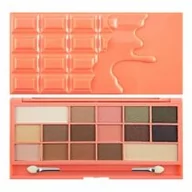 Tusze do rzęs - Makeup Revolution Chocolate And Peaches paleta 16 cieni 22g - miniaturka - grafika 1