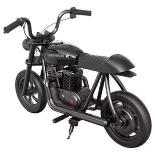 Elektryczny motocykl Chopper dla dzieci HYPER GOGO Pioneer 12, 21.9V 5.2Ah 160W, opony 12'x3', 12KM - czarny - Motocykle - miniaturka - grafika 2