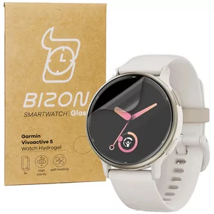 Folia hydrożelowa na ekran Bizon Glass Watch Hydrogel do Garmin Vivoactive 5, 2 sztuki - Akcesoria do smartwatchy - miniaturka - grafika 1