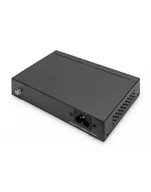 Switche - DIGITUS 4+1 Port Ethernet Unmanaged PoE Switch 4 Port PoE MDI/MDIX IEEE802af,at - miniaturka - grafika 1