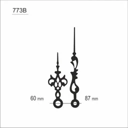 Wskazówki zegarowe ażurowe /W773 - Akcesoria do zegarków - miniaturka - grafika 1