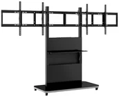 Uchwyty do telewizora - HAGOR Pro-Tower L Dual mobiles Standsystem fuer 2 TVs 140-165cm 55-65Zoll VESA max. 600x400mm max. Traglast 2x 55 kg - miniaturka - grafika 1