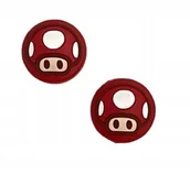 Gadżety dla graczy - Gumki Nakładki na analog NINTENDO Switch - MARIO GRZYB - czerwony - 2szt - miniaturka - grafika 1