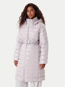 Kurtki damskie - Calvin Klein Kurtka zimowa LV044D543G Szary Slim Fit - miniaturka - grafika 1