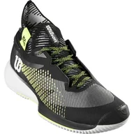 Tenis ziemny - Buty tenisowe męskie Wilson Kaos Rapide Swift clay white/black/yellow 40 2/3 - miniaturka - grafika 1