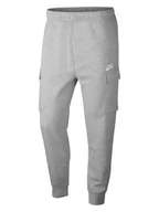 Spodnie sportowe męskie - Nike Spodnie dresowe w kolorze szarym - miniaturka - grafika 1