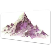 Podkładki na biurko - Podkładka na biurko z nadrukiem Zimowy górski krajobraz 90x45 cm - miniaturka - grafika 1
