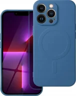 Etui i futerały do telefonów - OEM Futerał SILICONE MAG COVER kompatybilny z MagSafe do IPHONE 16 Pro niebieski - miniaturka - grafika 1