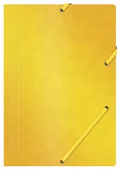 Teczki i skoroszyty - OFFICE PRODUCTS TECZKA Z GUMKĄ A4 PRESZPAN 390g ŻÓŁTA O-PR - miniaturka - grafika 1