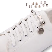 Akcesoria obuwnicze - Sznurowadła bez wiązania SULPO biały - miniaturka - grafika 1