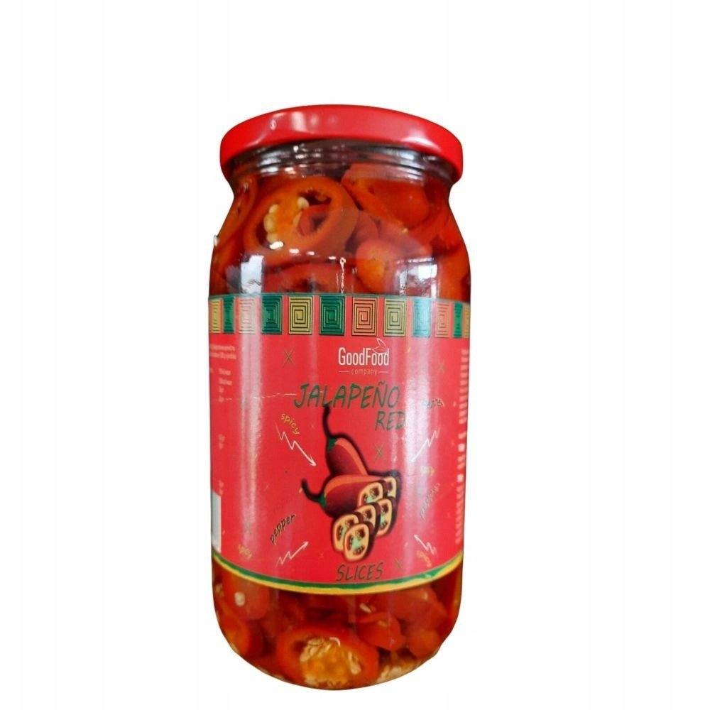 Papryczki Jalapeno Tops Czerwone Krojone 340 g