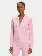Bluzy damskie - Juicy Couture Bluza Robertson JCAP176 Różowy Slim Fit - miniaturka - grafika 1