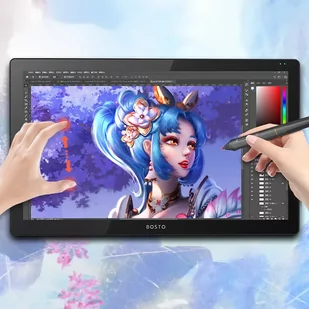 Bosto Dotykowy Tablet graficzny LCD 21,5" z piórem X7 TOUCH - Tablety graficzne - miniaturka - grafika 2