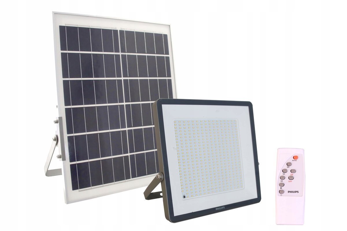 Philips Naświetlacz Solarny Uliczna LED Z Czujnikiem Zmierzchu 20W Lampa