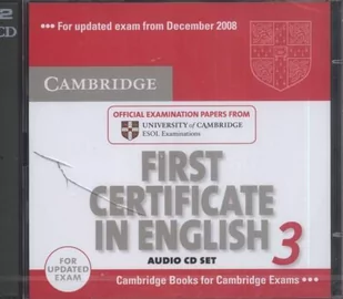 Cambridge University Press First Certificate in English 3 CD - Programy edukacyjne - miniaturka - grafika 1