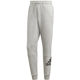 Spodnie męskie adidas Badge of Sport Fleece Pant szare FS4630-S - Spodnie męskie - miniaturka - grafika 1