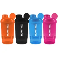 Shakery i bidony sportowe - nowmax® Shaker Wave+ Nano 300 ml +150 ml - miniaturka - grafika 1