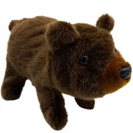 Zabawki interaktywne dla dzieci - Miś na baterie niedźwiadek chodzący z dźwiękiem niedźwiedź brązowy zabawka. - miniaturka - grafika 1